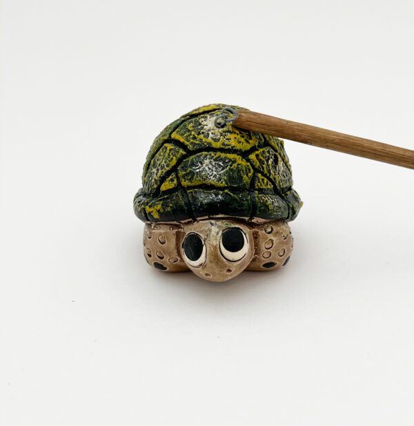 Short Legged Turtle Hand Made Candle Snuffer