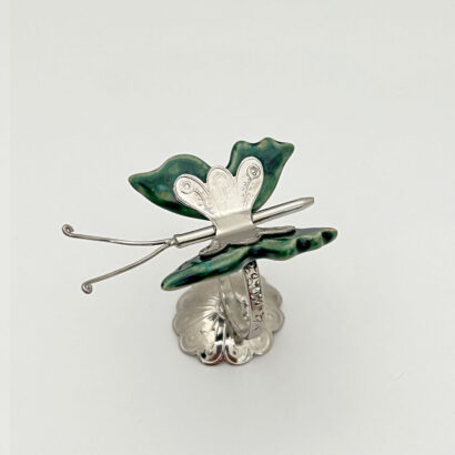 Green Butterfly Napkin Holder