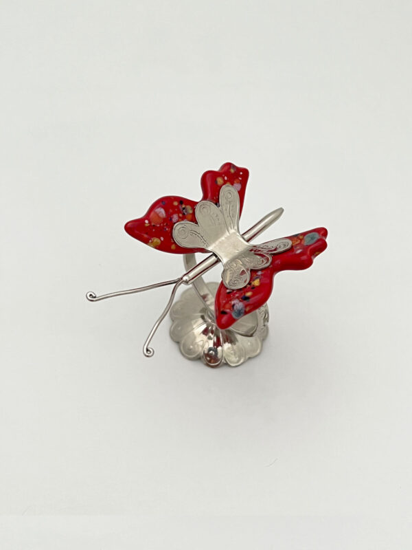 Blue Butterfly Napkin Holder