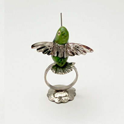 Green Hummingbird Napkin Holder