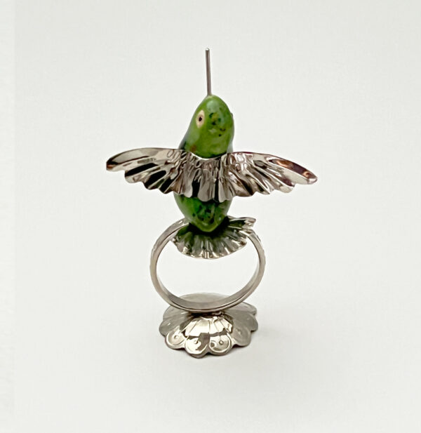 Green Hummingbird Napkin Holder
