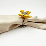 Yellow Butterfly Napkin Holder